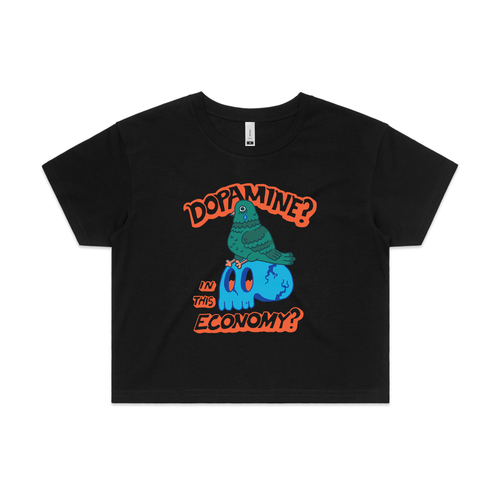 Dopamine Tee by Lonely Kids Club. All clothing from our T-shirts to our shorts and hoodies are ethically made, and printed packed and shipped from Sydney.