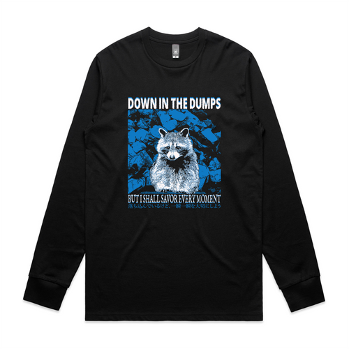 Down In The Dumps Tee by Lonely Kids Club. All clothing from our T-shirts to our shorts and hoodies are ethically made, and printed packed and shipped from Sydney.