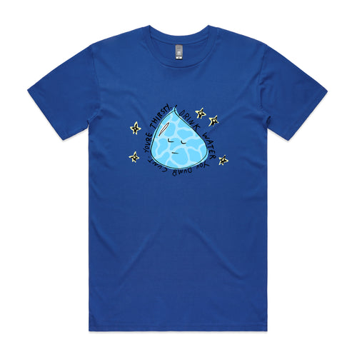 Drink Water Tee by Lonely Kids Club. All clothing from our T-shirts to our shorts and hoodies are ethically made, and printed packed and shipped from Sydney.