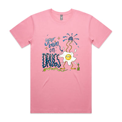 Your Brain On Drugs Tee by Lonely Kids Club. All clothing from our T-shirts to our shorts and hoodies are ethically made, and printed packed and shipped from Sydney.