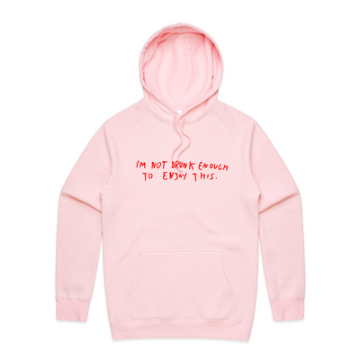 Drunk Xmas Hoodie by Lonely Kids Club. All clothing from our T-shirts to our shorts and hoodies are ethically made, and printed packed and shipped from Sydney.