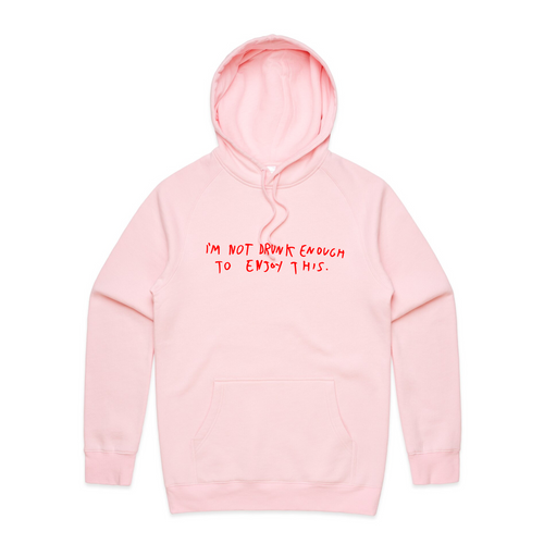 Drunk Xmas Hoodie by Lonely Kids Club. All clothing from our T-shirts to our shorts and hoodies are ethically made, and printed packed and shipped from Sydney.