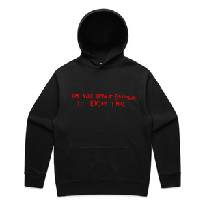 Drunk Xmas Hoodie by Lonely Kids Club. All clothing from our T-shirts to our shorts and hoodies are ethically made, and printed packed and shipped from Sydney.