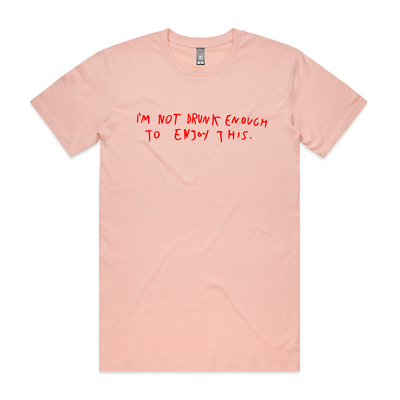 Drunk Xmas Tee by Lonely Kids Club. All clothing from our T-shirts to our shorts and hoodies are ethically made, and printed packed and shipped from Sydney.
