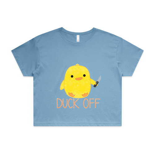Duck Off Tee by Lonely Kids Club. All clothing from our T-shirts to our shorts and hoodies are ethically made, and printed packed and shipped from Sydney.