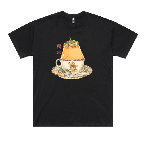 Duck Tea Oversized Tee by Lonely Kids Club. All clothing from our T-shirts to our shorts and hoodies are ethically made, and printed packed and shipped from Sydney.