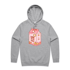 Dumb Bitch Juice Hoodie by Lonely Kids Club. All clothing from our T-shirts to our shorts and hoodies are ethically made, and printed packed and shipped from Sydney.