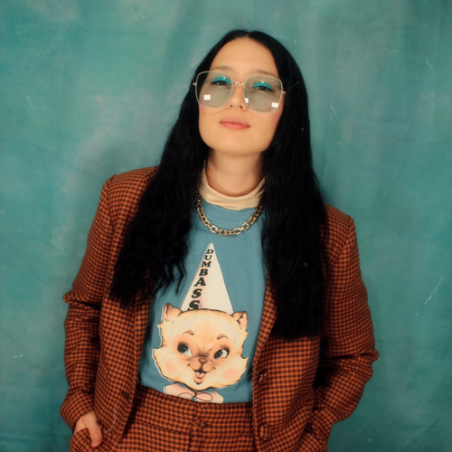Dumbass Cat Tee by Lonely Kids Club. All clothing from our T-shirts to our shorts and hoodies are ethically made, and printed packed and shipped from Sydney.