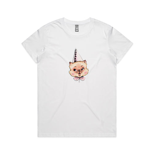 Dumbass Cat Tee by Lonely Kids Club. All clothing from our T-shirts to our shorts and hoodies are ethically made, and printed packed and shipped from Sydney.