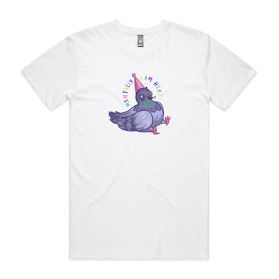 Dunce Pigeon Tee by Lonely Kids Club. All clothing from our T-shirts to our shorts and hoodies are ethically made, and printed packed and shipped from Sydney.