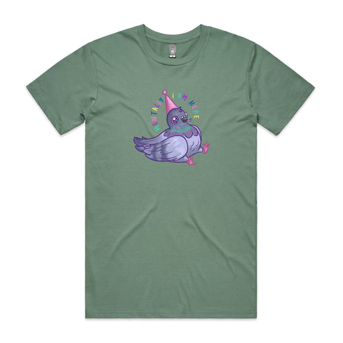 Dunce Pigeon Tee by Lonely Kids Club. All clothing from our T-shirts to our shorts and hoodies are ethically made, and printed packed and shipped from Sydney.