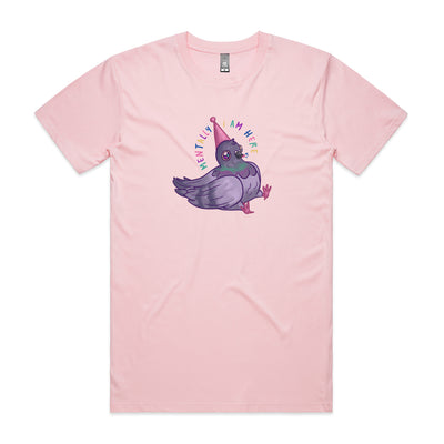 Dunce Pigeon Tee by Lonely Kids Club. All clothing from our T-shirts to our shorts and hoodies are ethically made, and printed packed and shipped from Sydney.