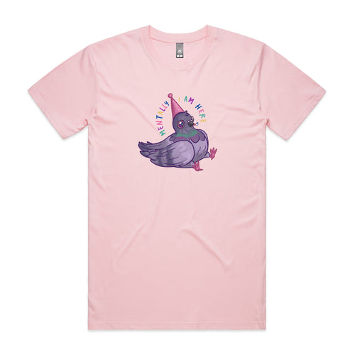 Dunce Pigeon Tee by Lonely Kids Club. All clothing from our T-shirts to our shorts and hoodies are ethically made, and printed packed and shipped from Sydney.