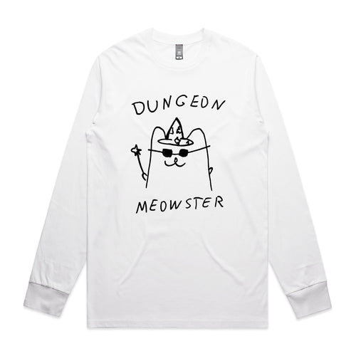 Dungeon Meowster Tee by Lonely Kids Club. All clothing from our T-shirts to our shorts and hoodies are ethically made, and printed packed and shipped from Sydney.