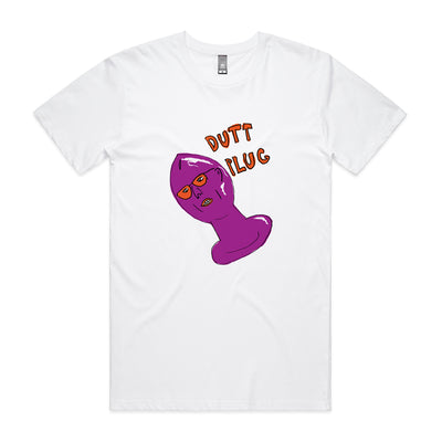 Dutt Plug T-shirt by Lonely Kids Club. Printed on premium 100% cotton shirts in Sydney. 