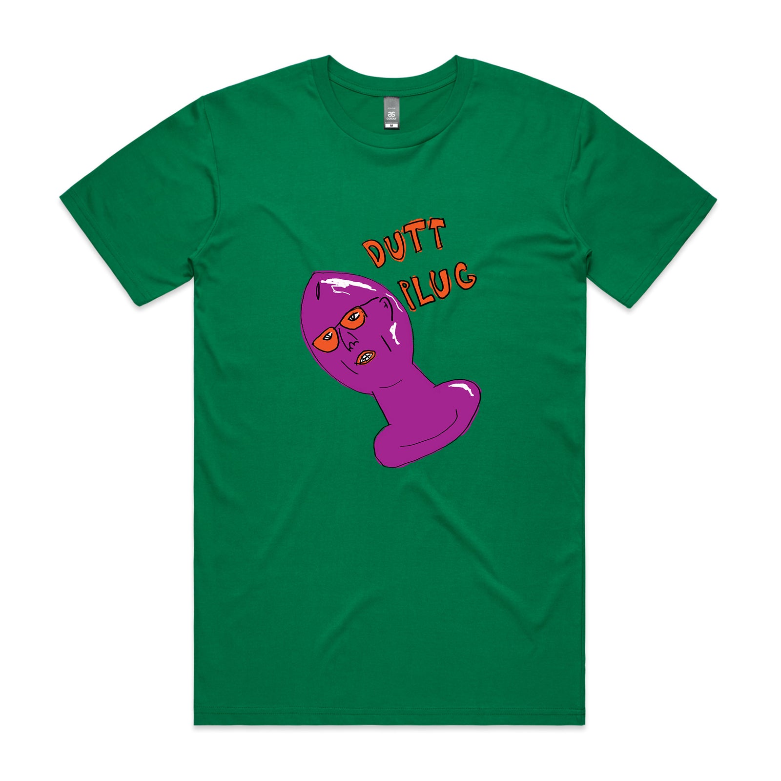 Dutt Plug T-shirt by Lonely Kids Club. Printed on premium 100% cotton shirts in Sydney. 