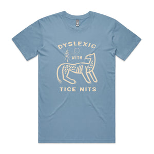 Dyslexic Tee by Lonely Kids Club. All clothing from our T-shirts to our shorts and hoodies are ethically made, and printed packed and shipped from Sydney.
