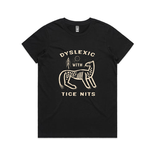 Dyslexic Tee by Lonely Kids Club. All clothing from our T-shirts to our shorts and hoodies are ethically made, and printed packed and shipped from Sydney.