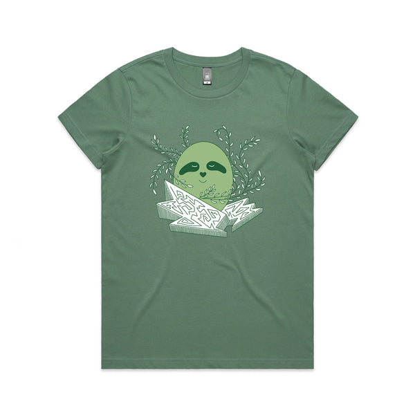 Earth Elemental Egg Sloth Tee