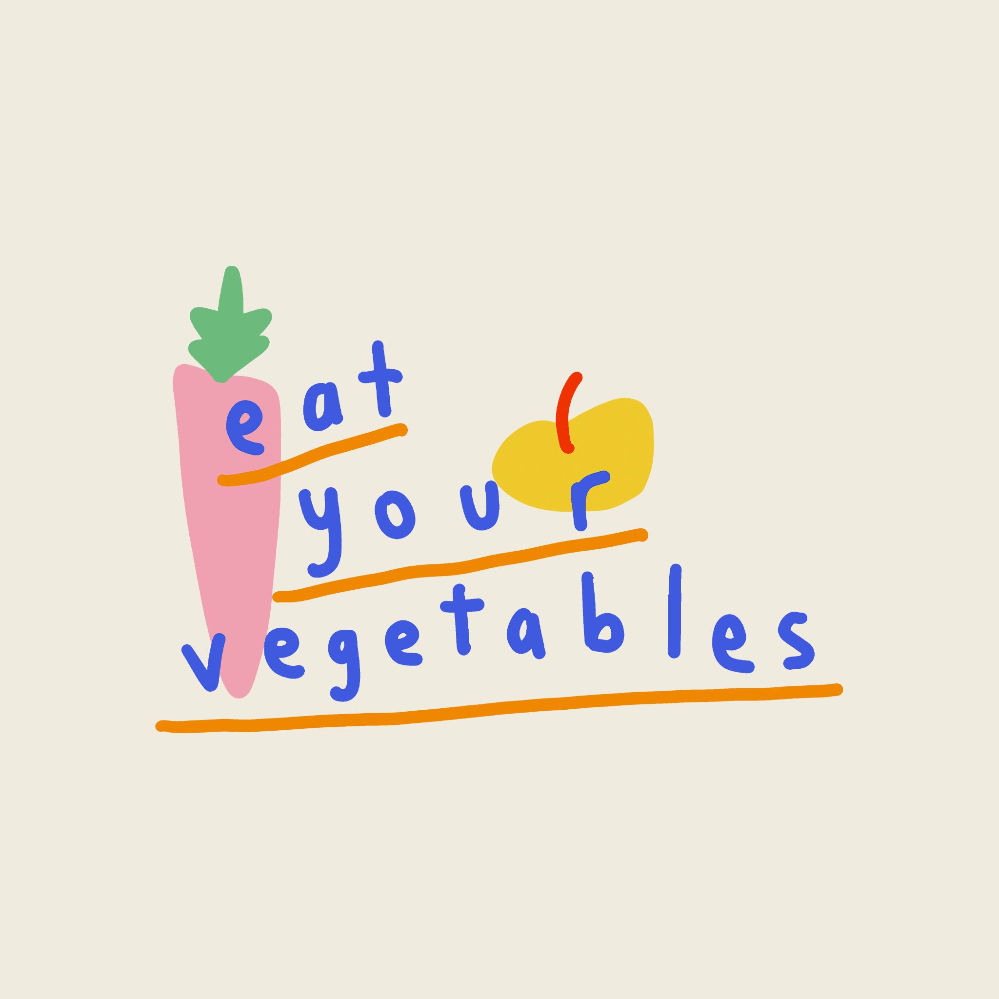 Eat Your Vegetables Kids Tee