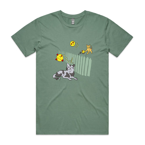 Emoji Cats Tee by Lonely Kids Club. All clothing from our T-shirts to our shorts and hoodies are ethically made, and printed packed and shipped from Sydney.