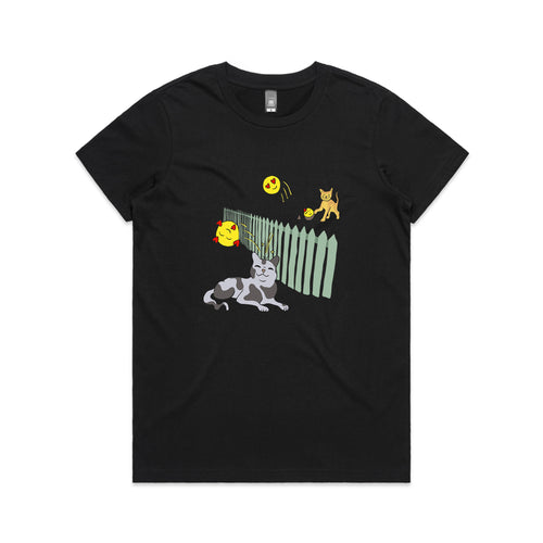 Emoji Cats Tee by Lonely Kids Club. All clothing from our T-shirts to our shorts and hoodies are ethically made, and printed packed and shipped from Sydney.