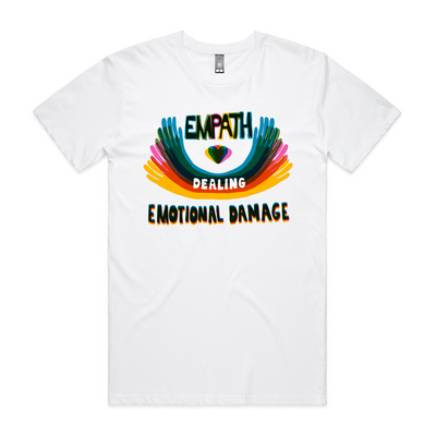 Empath Tee by Lonely Kids Club. All clothing from our T-shirts to our shorts and hoodies are ethically made, and printed packed and shipped from Sydney.