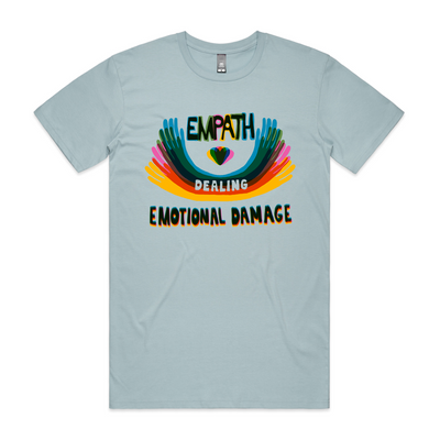Empath Tee by Lonely Kids Club. All clothing from our T-shirts to our shorts and hoodies are ethically made, and printed packed and shipped from Sydney.