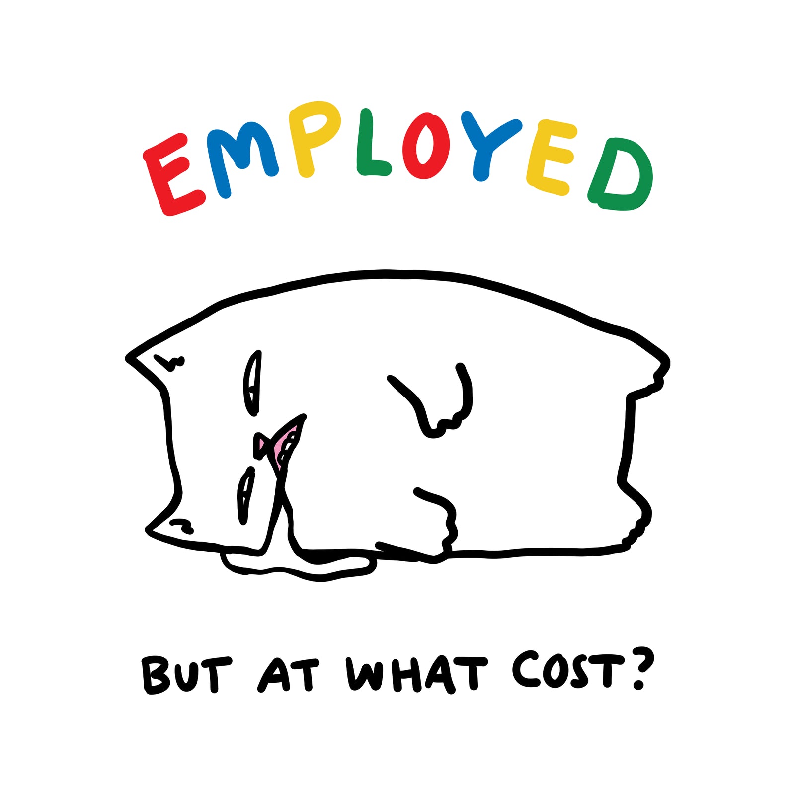 Employed Cat Tee