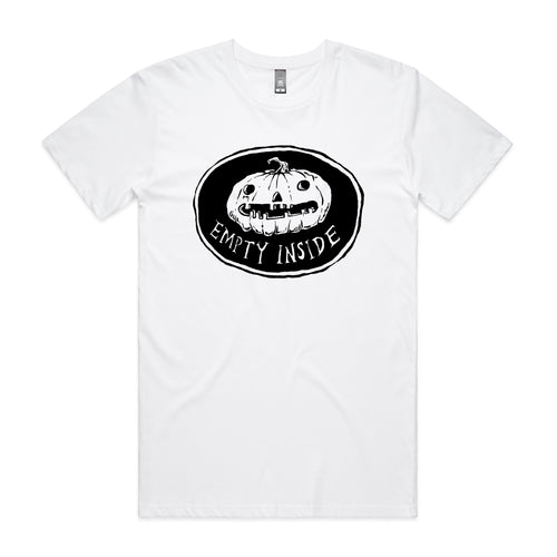Empty Inside Tee by Lonely Kids Club. All clothing from our T-shirts to our shorts and hoodies are ethically made, and printed packed and shipped from Sydney.