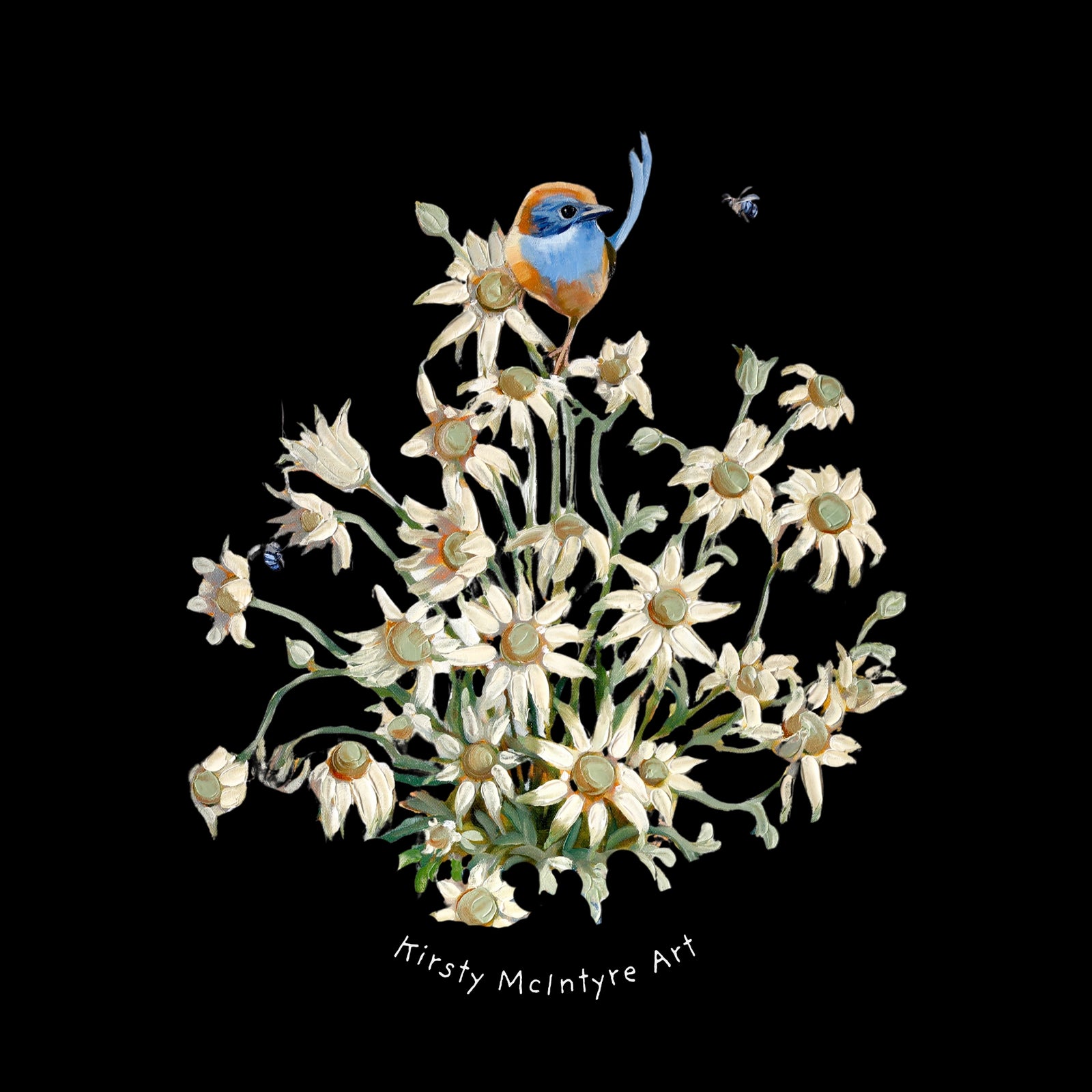 Emu Wren & Blossom Hoodie