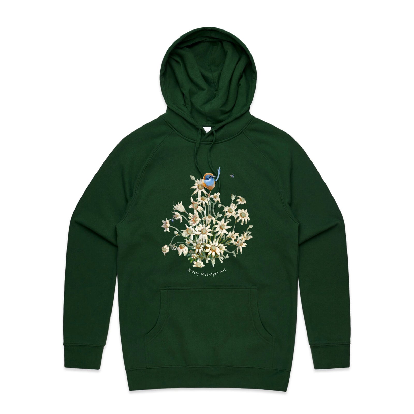 Emu Wren & Blossom Hoodie