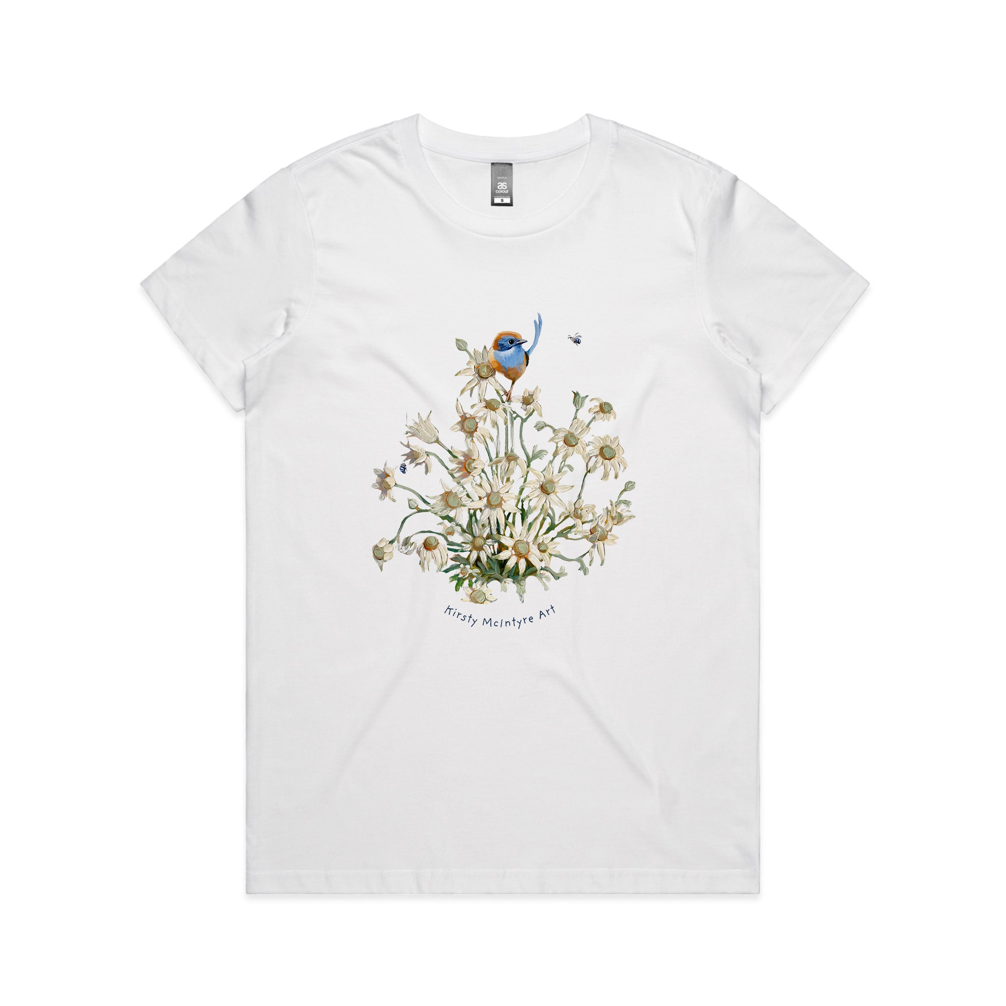 Emu Wren & Flowers Tee