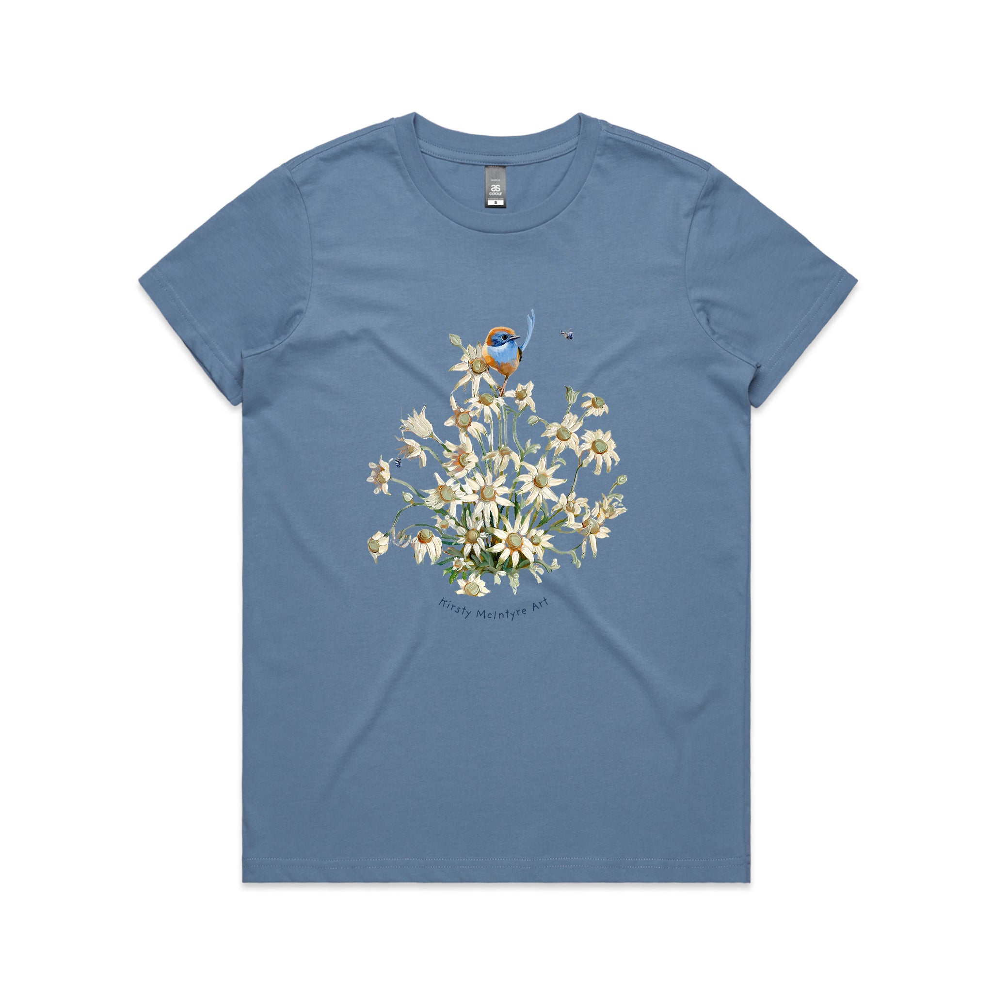 Emu Wren & Flowers Tee