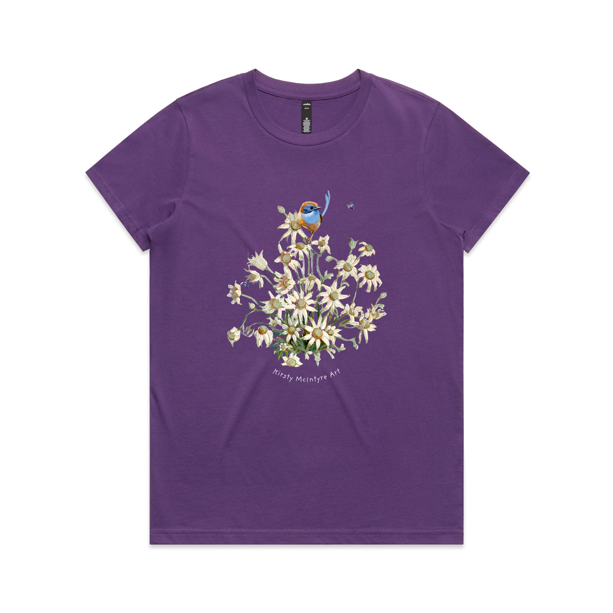 Emu Wren & Flowers Tee