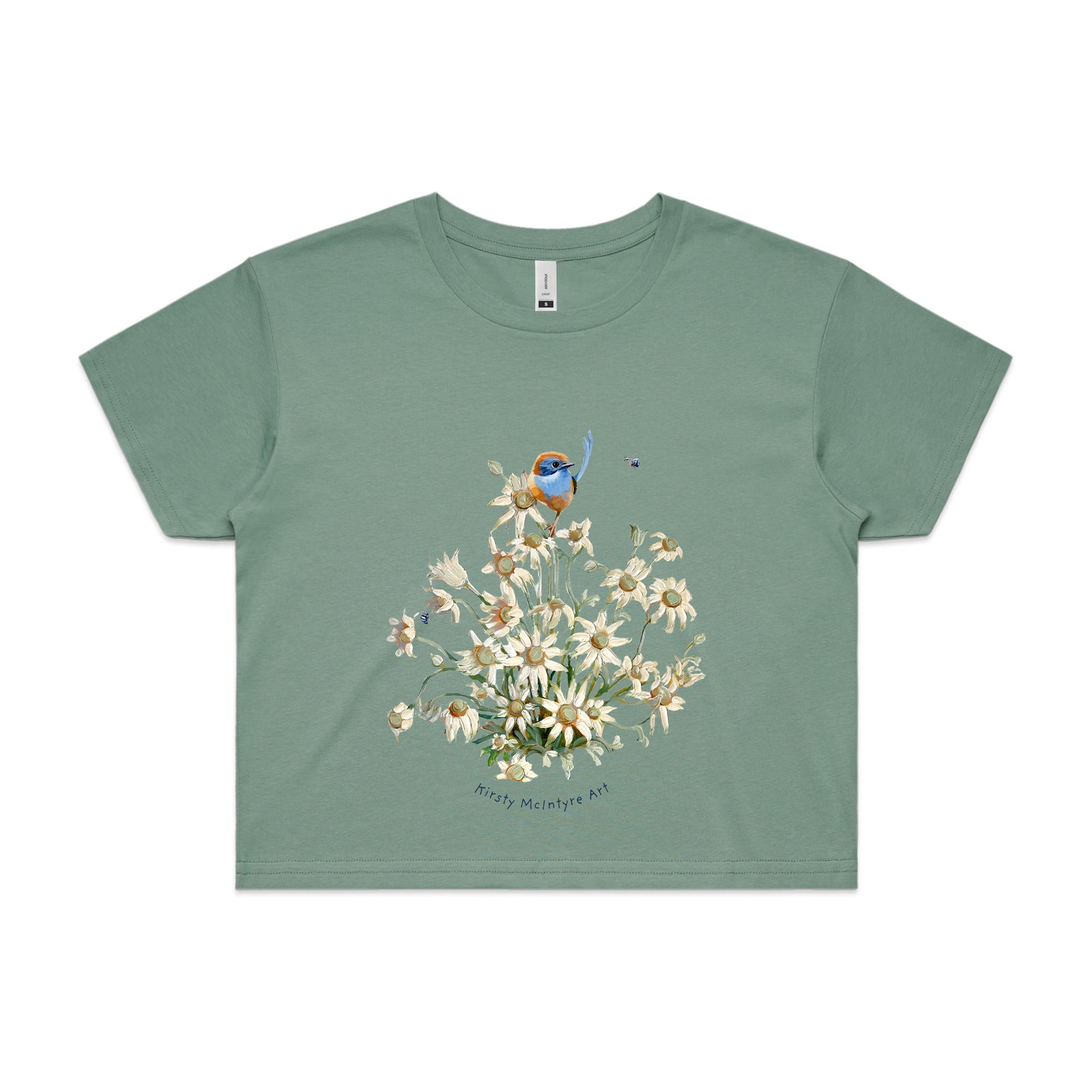Emu Wren & Flowers Tee