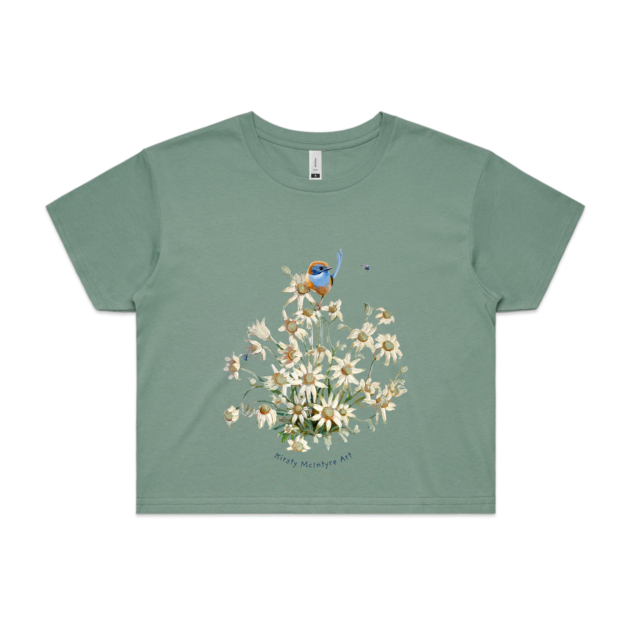 Emu Wren & Flowers Tee
