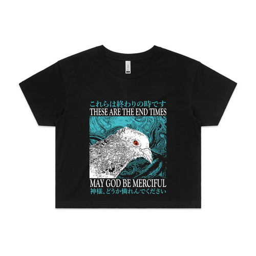 End Times Tee by Lonely Kids Club. All clothing from our T-shirts to our shorts and hoodies are ethically made, and printed packed and shipped from Sydney.