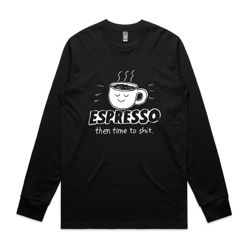 Espresso Tee by Lonely Kids Club. All clothing from our T-shirts to our shorts and hoodies are ethically made, and printed packed and shipped from Sydney.