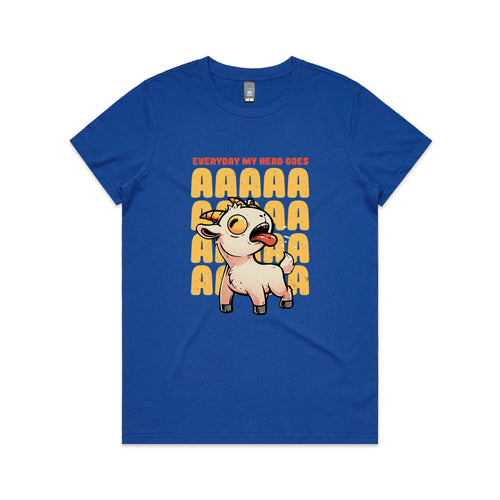 Everyday Goat Tee by Lonely Kids Club. All clothing from our T-shirts to our shorts and hoodies are ethically made, and printed packed and shipped from Sydney.