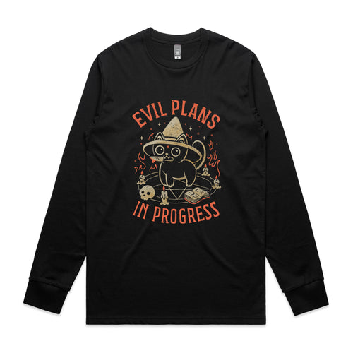 Evil Plans In Progress Tee by Lonely Kids Club. All clothing from our T-shirts to our shorts and hoodies are ethically made, and printed packed and shipped from Sydney.
