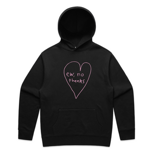 Ew, No Thanks Hoodie by Lonely Kids Club. All clothing from our T-shirts to our shorts and hoodies are ethically made, and printed packed and shipped from Sydney.