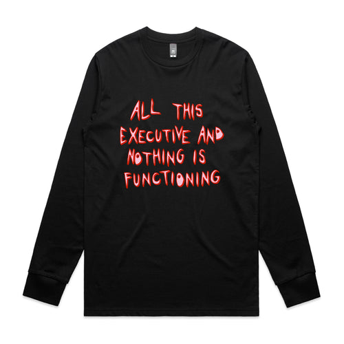All This Executive Tee by Lonely Kids Club. All clothing from our T-shirts to our shorts and hoodies are ethically made, and printed packed and shipped from Sydney.