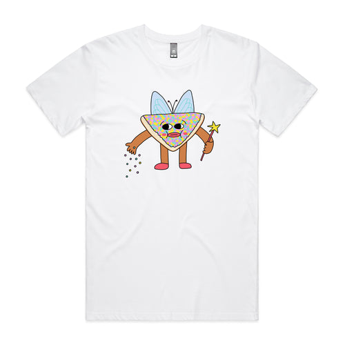 Fairy Bread Tee by Lonely Kids Club. All clothing from our T-shirts to our shorts and hoodies are ethically made, and printed packed and shipped from Sydney.
