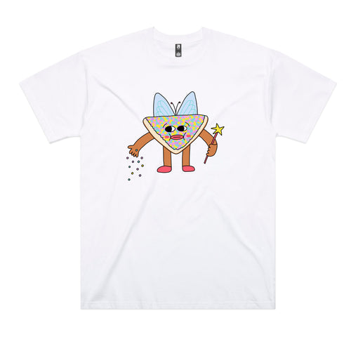 Fairy Bread Tee by Lonely Kids Club. All clothing from our T-shirts to our shorts and hoodies are ethically made, and printed packed and shipped from Sydney.