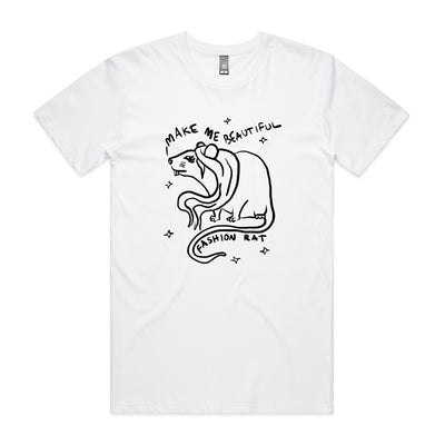 Fashion Rat Tee by Lonely Kids Club. All clothing from our T-shirts to our shorts and hoodies are ethically made, and printed packed and shipped from Sydney.