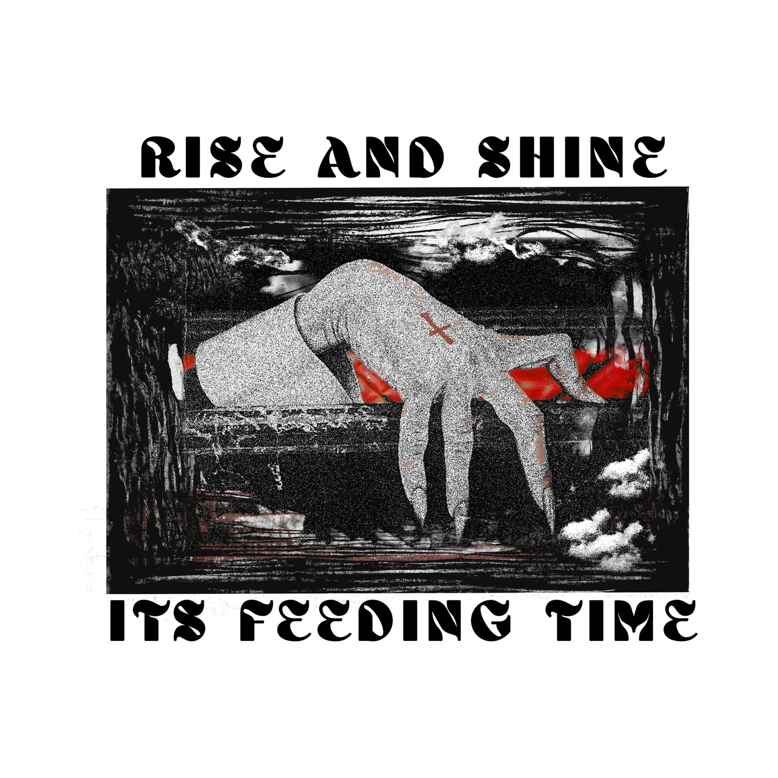 Feeding Time Oversized Tee