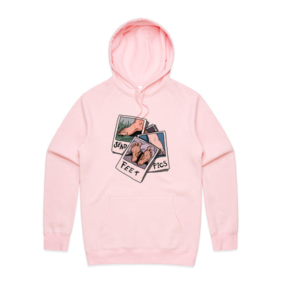 Feet Pics Hoodie by Lonely Kids Club. All clothing from our T-shirts to our shorts and hoodies are ethically made, and printed packed and shipped from Sydney.