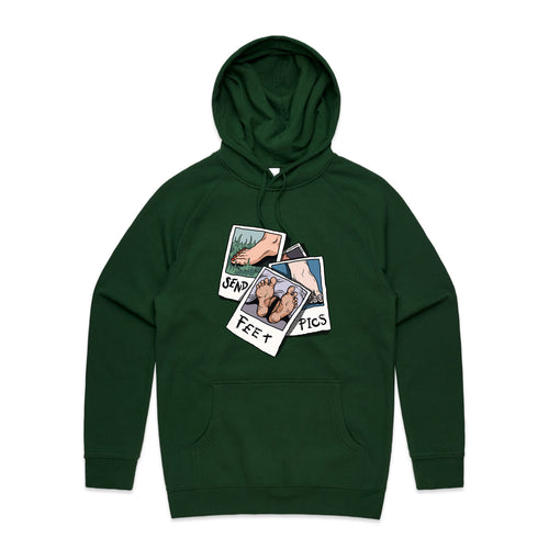 Feet Pics Hoodie by Lonely Kids Club. All clothing from our T-shirts to our shorts and hoodies are ethically made, and printed packed and shipped from Sydney.