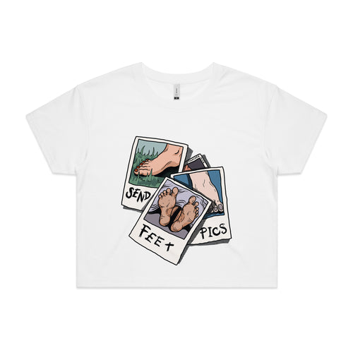 Feet Pics Tee by Lonely Kids Club. All clothing from our T-shirts to our shorts and hoodies are ethically made, and printed packed and shipped from Sydney.